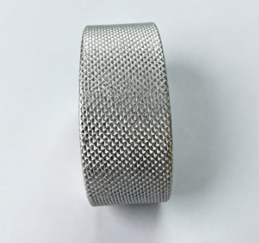 Kacang Union Knurled Paduan Aluminium