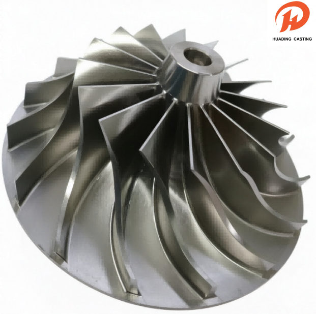 Impeller Kompresor Sentrifugal Mesin CNC Presisi